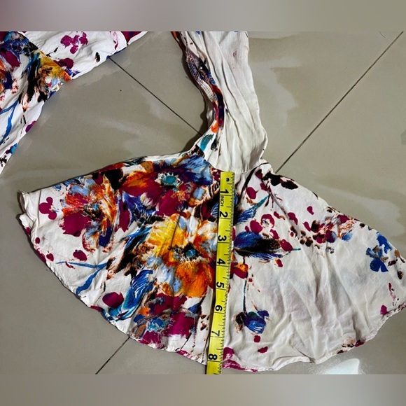 Banjul Floral Maxi Dress - White and Multicolor - Picture 7 of 16